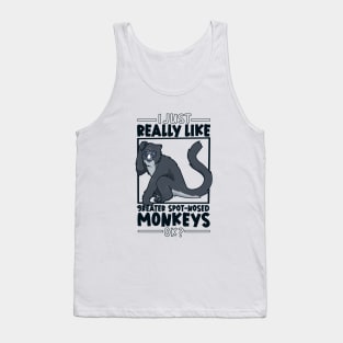 I just really love Greater Spot-Nosed Monkeys Tank Top